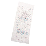 Max Rose Crystal Rhinestones Iron on Hot Fix Transfer Applique Bling Patch 03