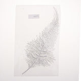 Max Glitter Rhinestone Iron On Transfer Hot Fix T-shirt Motif DIY Feather Decor