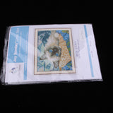 Max Maxb Handmade Ribbon Embroidery Cat Painting Kit Stamped Cross Stitch 39 x 27cm