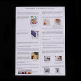 Max Maxb Handmade Ribbon Embroidery Cat Painting Kit Stamped Cross Stitch 39 x 27cm