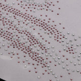 Max Rhinestone Iron On Transfer Hot Fix T-shirt Motif DIY Clothes Decor Purple