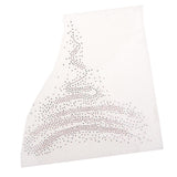 Max Rhinestone Iron On Transfer Hot Fix T-shirt Motif DIY Clothes Decor Purple