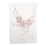 Max Iron on Rhinestone Floral Pattern Decorative Applique Patch For Clothes