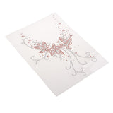 Max Iron on Rhinestone Floral Pattern Decorative Applique Patch For Clothes