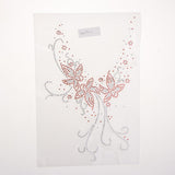 Max Iron on Rhinestone Floral Pattern Decorative Applique Patch For Clothes