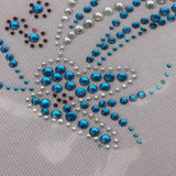 Max Butterfly Crystal Rhinestone Heat Transfer Iron on Motif Applique DIY 2 Butterflies