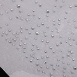Max Neckline Collar Trim Rhinestones Heat Transfer Iron on Motif Applique 1