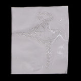 Max Crystal Rhinestones Iron on Patches Hot Fix Transfer Applique Ballet Girl