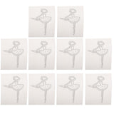 Max Crystal Rhinestones Iron on Patches Hot Fix Transfer Applique Ballet Girl