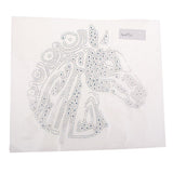 Max Rhinestone Iron On Heat Transfer Hot Fix T-shirt Motif Horse Head Applique