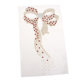 Max Glitter Rhinestone Iron On Transfer Hot Fix T-shirt Motif DIY Bowknot Decor