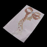 Max Glitter Rhinestone Iron On Transfer Hot Fix T-shirt Motif DIY Bowknot Decor