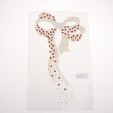 Max Glitter Rhinestone Iron On Transfer Hot Fix T-shirt Motif DIY Bowknot Decor
