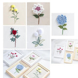 Max Beautiful 3D Flower Stumpwork Embroidery Kit for Beginners Hydrangeas