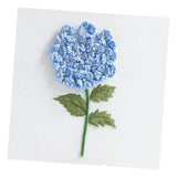 Max Beautiful 3D Flower Stumpwork Embroidery Kit for Beginners Hydrangeas