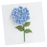 Max Beautiful 3D Flower Stumpwork Embroidery Kit for Beginners Hydrangeas