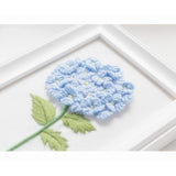 Max Beautiful 3D Flower Stumpwork Embroidery Kit for Beginners Hydrangeas