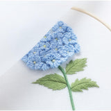 Max Beautiful 3D Flower Stumpwork Embroidery Kit for Beginners Hydrangeas