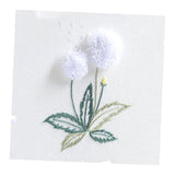 Max Beautiful 3D Flower Stumpwork Embroidery Kit for Beginners Dandelion