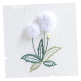 Max Beautiful 3D Flower Stumpwork Embroidery Kit for Beginners Dandelion