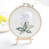 Max Beautiful 3D Flower Stumpwork Embroidery Kit for Beginners Dandelion