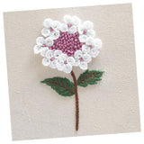 Max Beautiful 3D Flower Stumpwork Embroidery Kit for Beginners Chrysanthemum