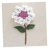 Max Beautiful 3D Flower Stumpwork Embroidery Kit for Beginners Chrysanthemum