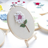 Max Beautiful 3D Flower Stumpwork Embroidery Kit for Beginners Chrysanthemum