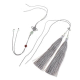 Max DIY Tassel For Bookmark Earrings Handmade Crafts Jewelry Accessories Grey