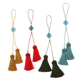 Max Handmade Crafts Tassels For Bookmark Earrings Bag Jewelry Accessories Red