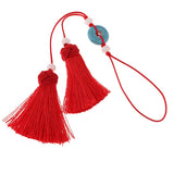 Max Handmade Crafts Tassels For Bookmark Earrings Bag Jewelry Accessories Red