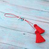 Max Handmade Crafts Tassels For Bookmark Earrings Bag Jewelry Accessories Red