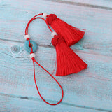 Max Handmade Crafts Tassels For Bookmark Earrings Bag Jewelry Accessories Red