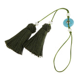 Max Handmade Crafts Tassels For Bookmark Earrings Bag Jewelry Accessories Green