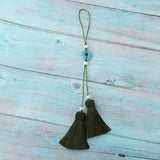 Max Handmade Crafts Tassels For Bookmark Earrings Bag Jewelry Accessories Green