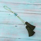 Max Handmade Crafts Tassels For Bookmark Earrings Bag Jewelry Accessories Green