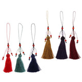 Max Crafts Tassels for Sewing Key Chain Bag Purse Pendant Finding DIY Blue