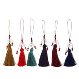 Max Crafts Tassels for Sewing Key Chain Bag Purse Pendant Finding DIY Blue
