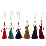 Max Crafts Tassels for Sewing Key Chain Bag Purse Pendant Finding DIY Blue