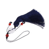Max Crafts Tassels for Sewing Key Chain Bag Purse Pendant Finding DIY Blue