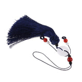 Max Crafts Tassels for Sewing Key Chain Bag Purse Pendant Finding DIY Blue