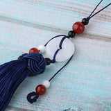 Max Crafts Tassels for Sewing Key Chain Bag Purse Pendant Finding DIY Blue