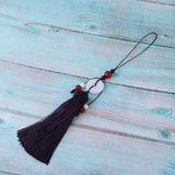 Max Crafts Tassels for Sewing Key Chain Bag Purse Pendant Finding DIY Purple