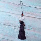 Max Crafts Tassels for Sewing Key Chain Bag Purse Pendant Finding DIY Purple