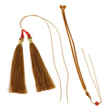 Max Handmade Silk Tassels Decor Pendant Key Chains Bag Accessories Khaki