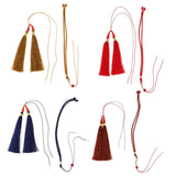 Max Handmade Silk Tassels Decor Pendant Key Chains Bag Accessories Khaki
