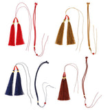 Max Handmade Silk Tassels Decor Pendant Key Chains Bag Accessories Khaki