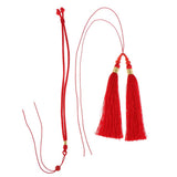 Max Handmade Silk Tassels Decor Pendant Key Chains Bag Accessories Red
