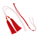 Max Handmade Silk Tassels Decor Pendant Key Chains Bag Accessories Red