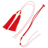Max Handmade Silk Tassels Decor Pendant Key Chains Bag Accessories Red